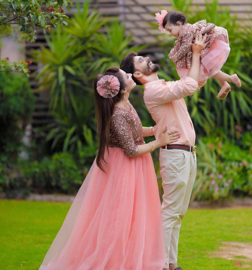 The Peachy Pink Sequence Dress