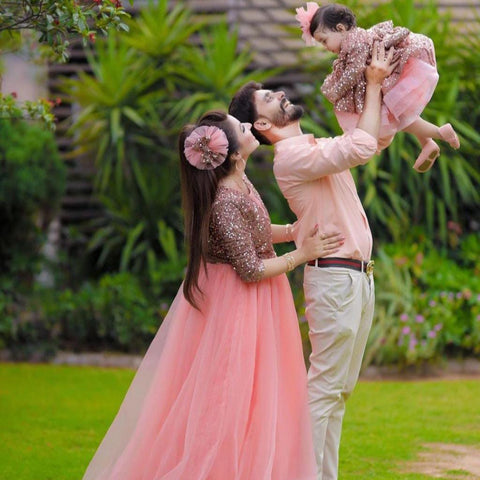 The Peachy Pink Sequence Dress