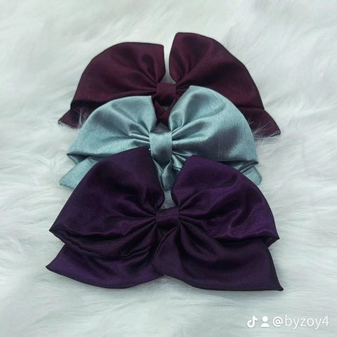 Double bow silk