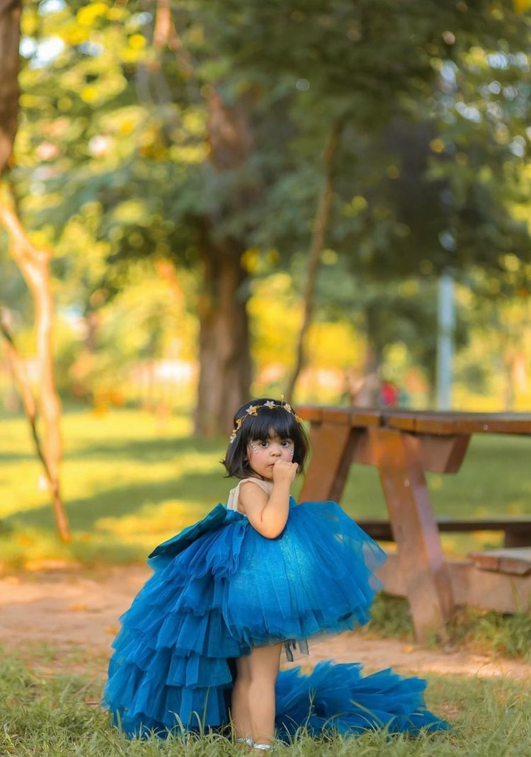 Cruela Blue Tail Dress