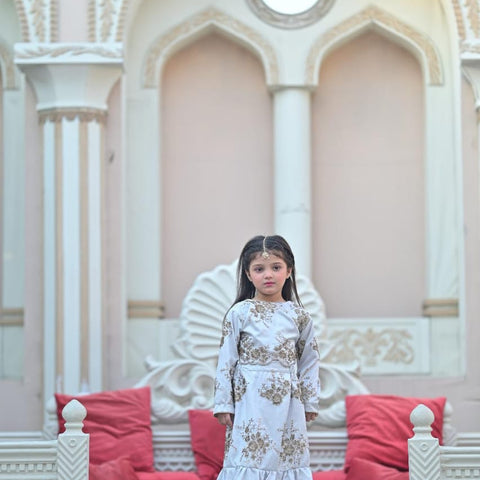 The Be-Misl Lehenga Set (SILVER)