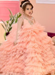 Chronicals peach frock