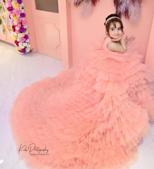 Chronicals peach frock