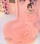 Chronicals peach frock