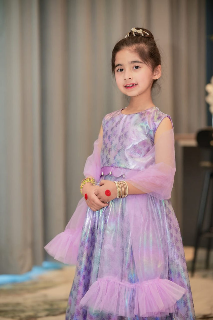 The purple pansy lehnga