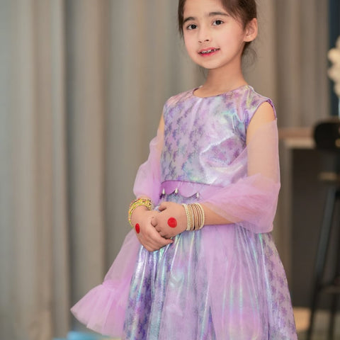 The purple pansy lehnga