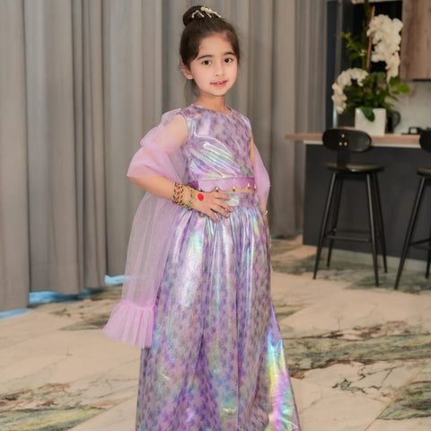 The purple pansy lehnga