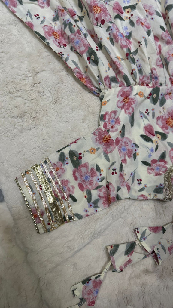 Mashuko white gharara set
