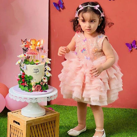 Cheena peach dress