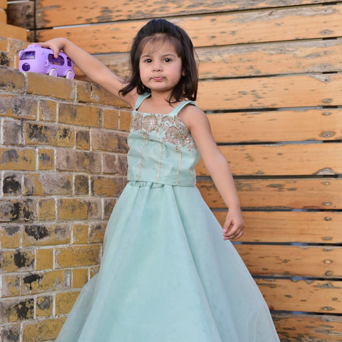 Amaya  lehenga set blue
