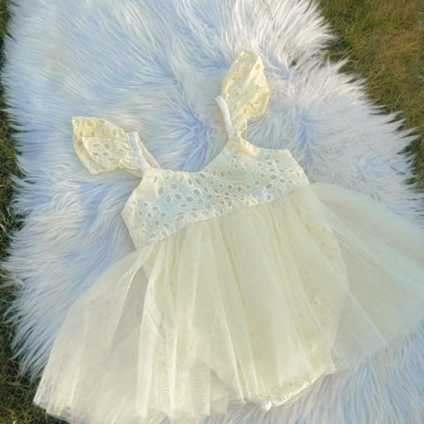Wobbly dress baby offwhite