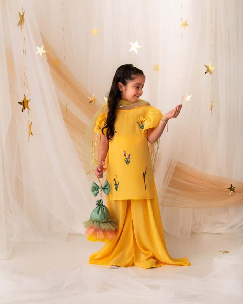 Dehleez set (yellow) ec26
