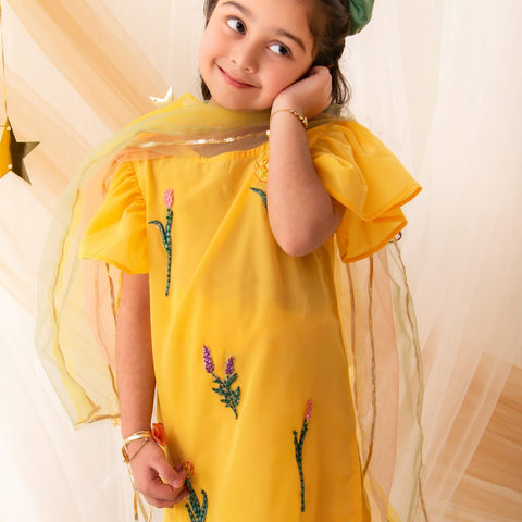 Dehleez set (yellow) ec26