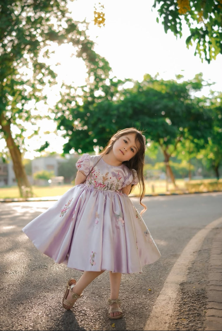 Hiba lilac Fairy Dress