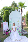 The flutter White gown