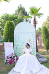 The flutter White gown
