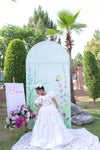 The flutter White gown