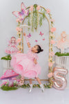 Mahnoor's pink lace dress