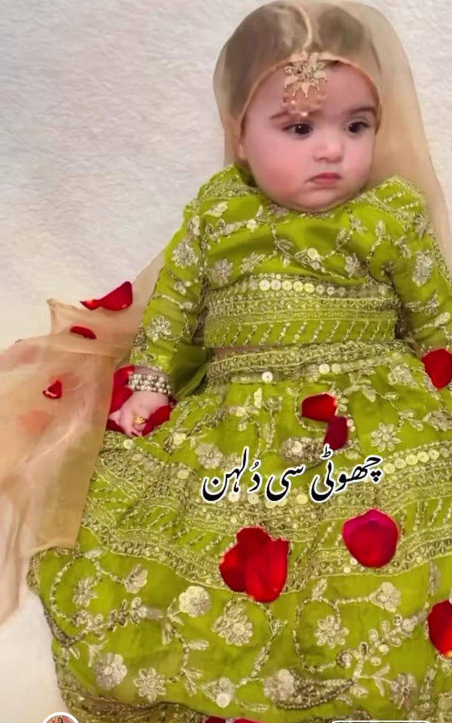 Rang O Aftab Pistachio Lehenga Set