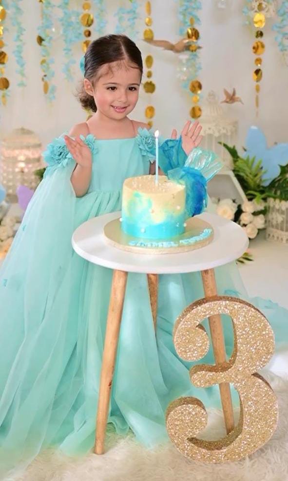 Hayat Briar Rose Dress (Blue)