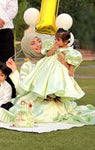 Green Clay Forest Princess Dress