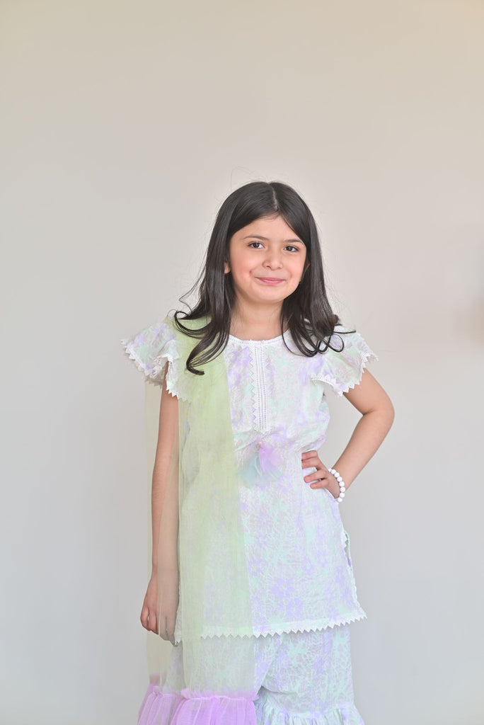 The puffy pastel gharara set