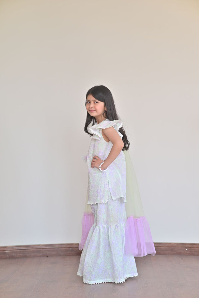 The puffy pastel gharara set