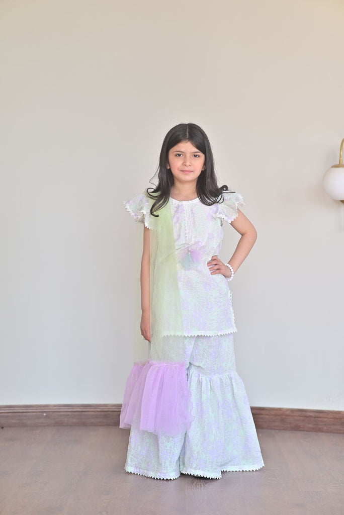 The puffy pastel gharara set