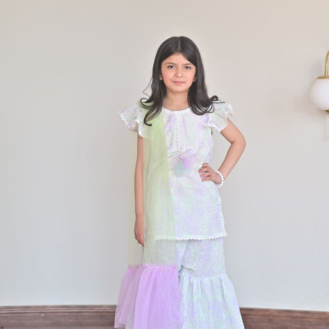 The puffy pastel gharara set