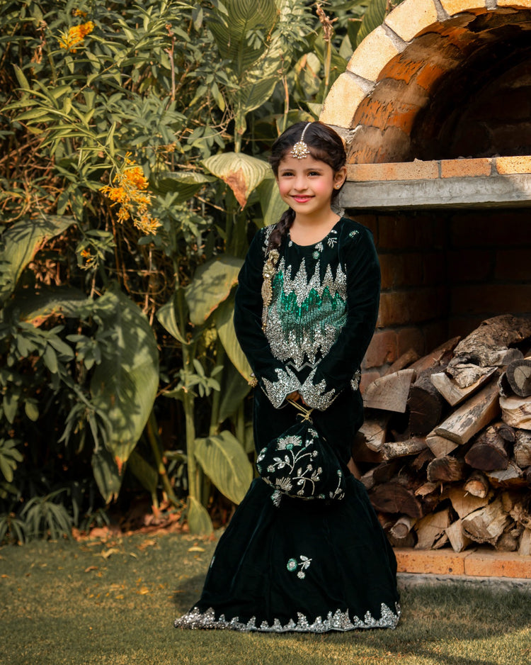 The hoorie mermaid dress (green)