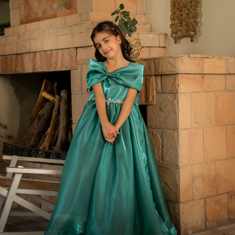 Elsa Princess gown (green)