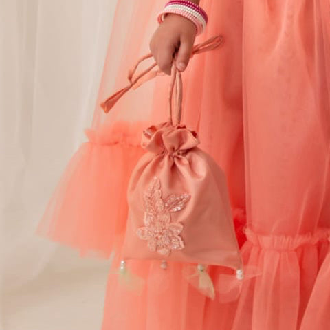 Peach zoya potli ec26