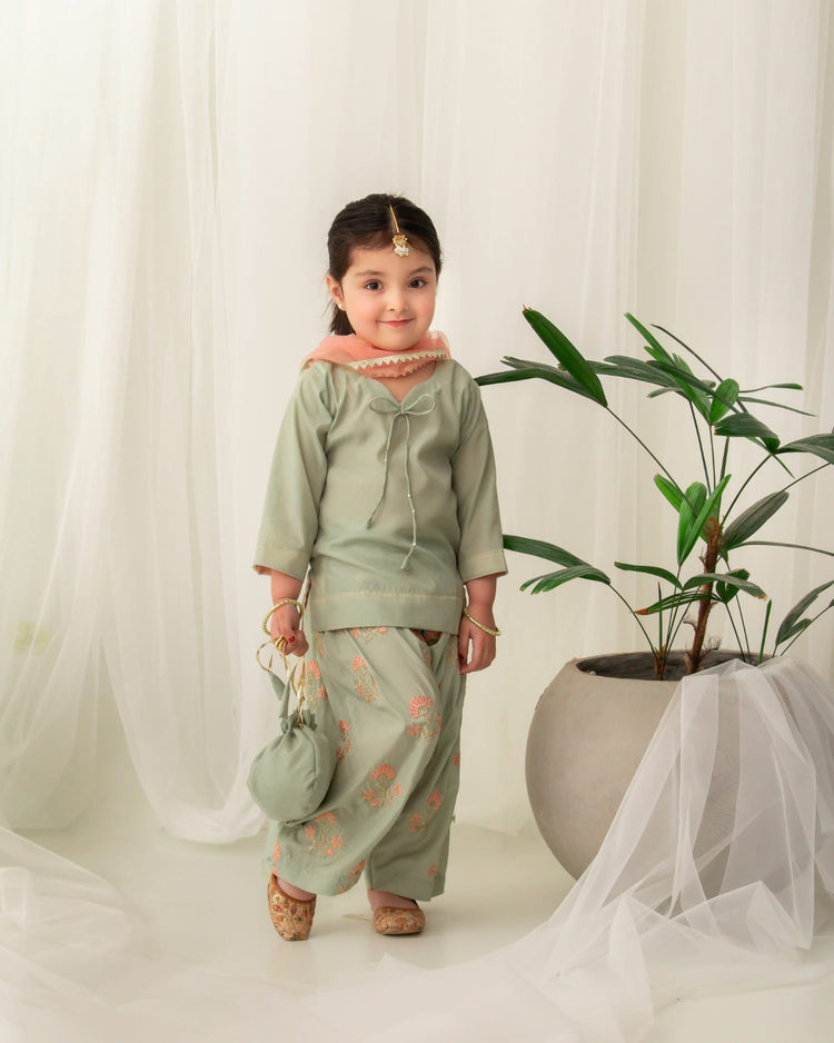 "Gul Mohar set" pistachio ec26