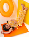 Plaid yellow set